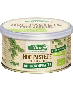 12er-Pack: Hof Pastete Grüner Pfeffer, 125g