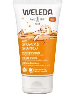 Kids 2in1 Shower Orange, 150ml
