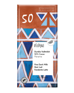 10er-Pack: Dunkle Vollmilch 50% Cacao, 80g