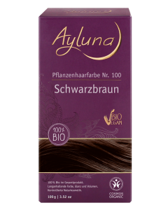 Haarfarbe Schwarzbraun, 100g