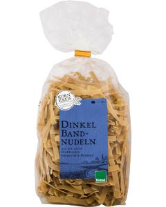 6er-Pack: BIO Dinkel-Bandnudeln, hell, 500g