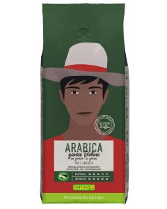 4er-Pack: Heldenkaffee Arabica, ganze Bohne HIH, 1kg