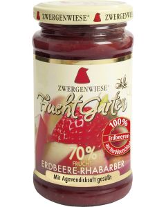 6er-Pack: BIO FruchtGarten Erdbeere-Rhabarber - 70% Fruchtanteil, 225g