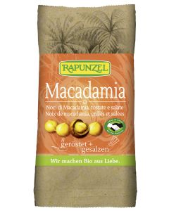 Macadamia Nusskerne geröstet, gesalzen HIH, 50g