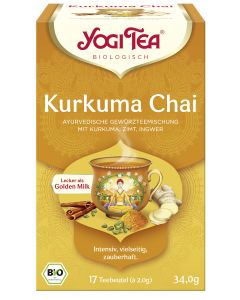 6er-Pack: Yogi Tea Kurkuma Chai, 34g