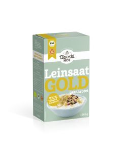 6er-Pack: Gold Leinsaat geschrotet, 200g