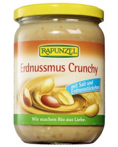 6er-Pack: Erdnussmus Crunchy mit Salz, 500g