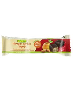 Marzipan-Aprikose Happen Zartbitter, 50g