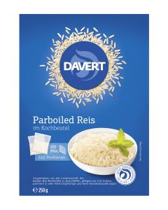 6er-Pack: Parboiled Reis im Kochbeutel, 250g