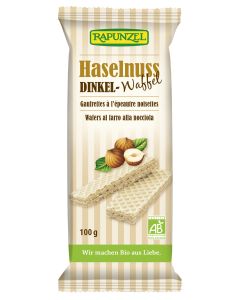 11er-Pack: Dinkel-Waffeln Haselnuss, 100g