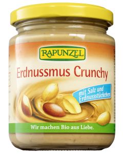 6er-Pack: Erdnussmus Crunchy mit Salz, 250g