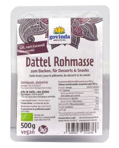 6er-Pack: Dattel Rohmasse, 500g