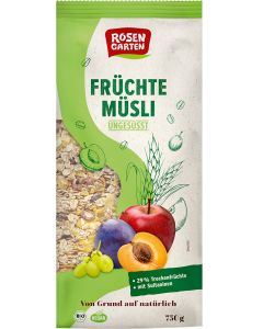 6er-Pack: Früchte Müsli, 750g