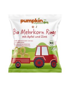 8er-Pack: Mehrkorn Ringe Apfel & Zimt, 20g