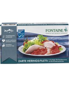 6er-Pack: 6er-Pack: Heringsfilets in BIO-Tomatensoße, 200g