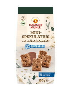 8er-Pack: Mini-Spekulatius mit Vollmilch-Schokolade, 150g