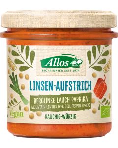 6er-Pack: Linsen-Aufstrich Lauch Paprika, 140g