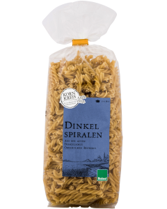 10er-Pack: BIO Dinkel-Spiralen, hell, 500g