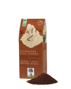 10er-Pack: Kaffa Wildkaffee medium - gemahlen, 250g