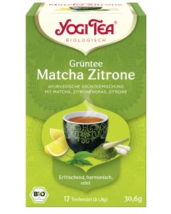 6er-Pack: Yogi Tea Grüntee Matcha Zit, 30,6g