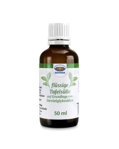 Flüssige Tafelsüße Stevia, 50ml