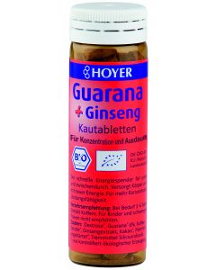 Guarana&Ginseng Kautablett., 30g