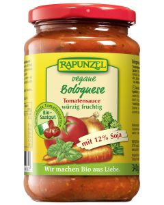 Tomatensauce Bolognese, vegan, mit Soja, 330ml