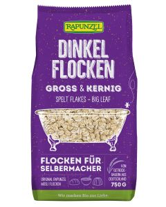 5er-Pack: Dinkelflocken Großblatt, 750g