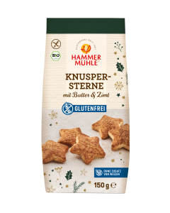 8er-Pack: Knuspersterne m.Butter&Zimt, 150g