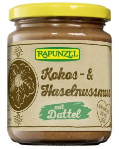 Kokos- & Haselnussmus mit Dattel, 250g