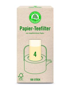 12er-Pack: Papierteefilter Größe 4, 100St