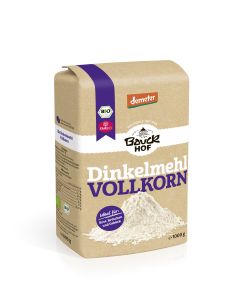 8er-Pack: Demeter Dinkelmehl Vollkorn, 1kg