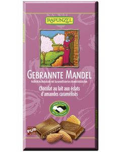 Vollmilch Schokolade Gebrannte Mandel HIH, 100g