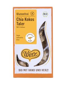 6er-Pack: Chia Kokos Taler, 125g