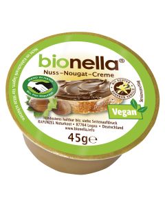 11er-Pack: bionella Nussnougat-Creme vegan HIH, 45g