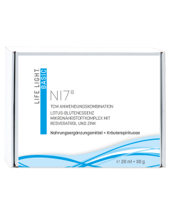 NI7®, Lotus Blütenessenz, 20ml, Resveratrol + Zink-Mikronährstoffkomplex, 60 Kapseln