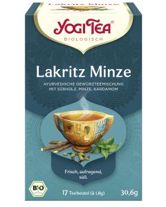 6er-Pack: Yogi Tea Lakritz mit Minze, 30,6g