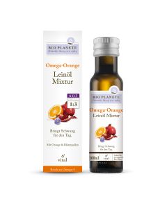 Omega orange Leinöl Mixtur, 100ml