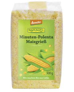 6er-Pack: Minuten-Polenta Maisgrieß, demeter, 500g