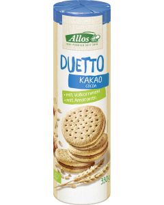 12er-Pack: Duetto Doppelkeks Kakao, 330g