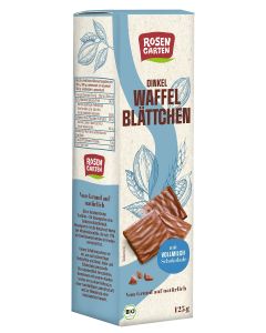 6er-Pack: Dinkel Waffelblättchen - VOLLMILCH, 125g