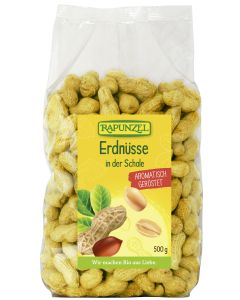 Erdnüsse in der Schale geröstet, 500g