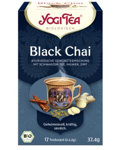 6er-Pack: Yogi Tea Black Chai, 37,4g