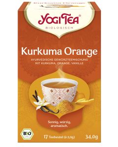 6er-Pack: Yogi Tea Kurkuma Orange, 34g