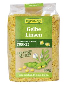 6er-Pack: Linsen gelb, 500g