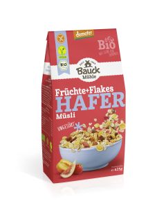 8er-Pack: BIO Hafer Müsli Früchte+Flakes, 425g