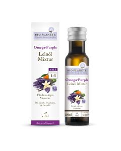 Omega Purple Leinöl Mixtur, 100ml