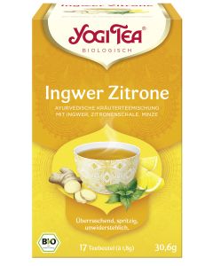 6er-Pack: Yogi Tea Ingwer Zitrone, 30,6g