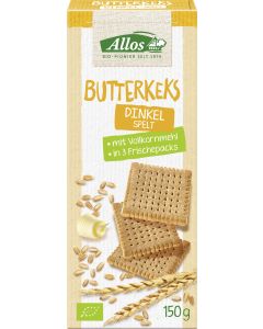 12er-Pack: Dinkel-Butterkeks, 150g