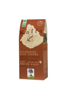 10er-Pack: Kaffa Wildkaffee medium - Bohne, 250g